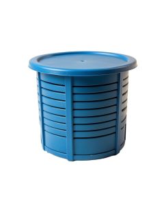 Spruce Bluff Closed Garden Compost Bin - Blue (synthetic illustration; no displayed measurements)