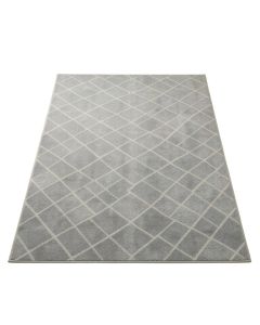 Clay Branch Rectangular Area Rug - Gray (synthetic illustration; no displayed measurements)
