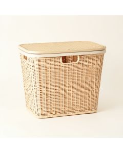 Bay Crest Laundry Hamper - Ivory (synthetic illustration; no displayed measurements)