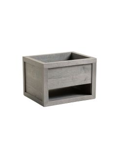Briar Bend Empty Raised Planter - Gray