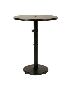 Sukru 20 '' Half Round Outdoor Patio Stand Resin Deck Table Sun