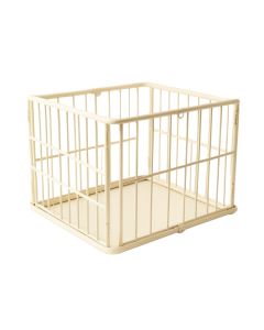Holly Field Empty Furniture-Style Pet Crate - Ivory (synthetic illustration; no displayed measurements)