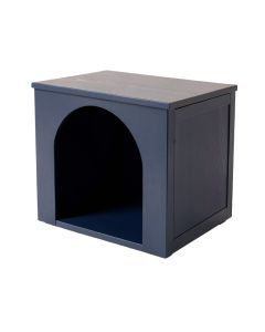 Field Falls Empty Furniture-Style Litter Enclosure - Navy (synthetic illustration; no displayed measurements)