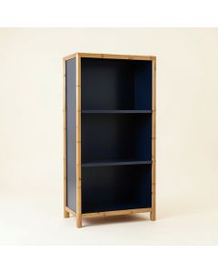 Moss Canyon Freestanding Bookcase - Navy (synthetic illustration; no displayed measurements)