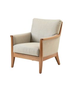 Gaener 24.75 '' Wide Linen Wingback Chair (synthetic illustration; no displayed measurements)