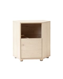 Shore Bend Freestanding Pull-Out Hamper Cabinet - Beige