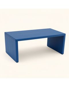 Brook Dell Desktop Monitor Riser - Blue (synthetic illustration; no displayed measurements)