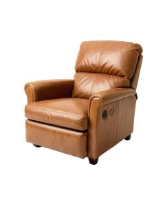 Mary 30 '' Wide Genuine Leather Manual Standard Recliner (synthetic illustration; no displayed measurements)