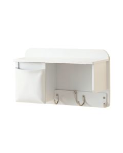 Dawn Arc Wall-Mounted Entryway Organizer Shelf (synthetic illustration; no displayed measurements)