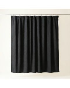 Briar Arc Shower Curtain Hanging Flat From A Plain Rod (synthetic illustration; no displayed measurements)