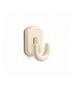Field Bluff Wall-Mounted Robe Hook - Ivory (synthetic illustration; no displayed measurements)