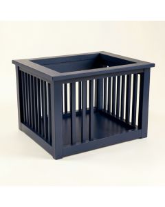 Sage Falls Empty Furniture-Style Pet Crate - Navy (synthetic illustration; no displayed measurements)