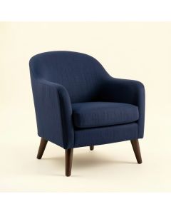 Clay Bridge Upholstered Armchair - Navy (synthetic illustration; no displayed measurements)