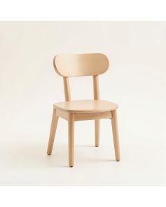 Heath Bridge Small Chair - Beige (synthetic illustration; no displayed measurements)