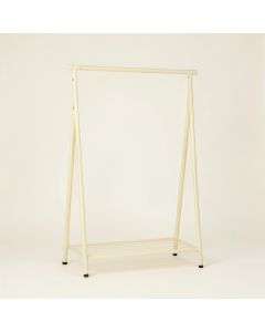 Harbor Arc Empty Garment Rack - Cream (synthetic illustration; no displayed measurements)