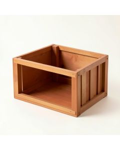 Cliff Arc Empty Furniture-Style Pet Crate (synthetic illustration; no displayed measurements)