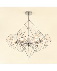 Lenna Unique / Statement Geometric Chandelier (synthetic illustration; no displayed measurements)