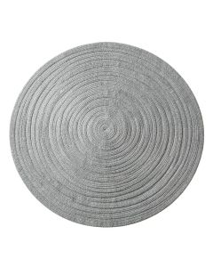 Heath Bridge Round Area Rug - Gray (synthetic illustration; no displayed measurements)