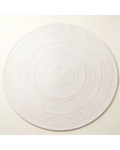 Alder Brook Round Area Rug - White (synthetic illustration; no displayed measurements)