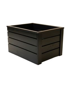 Aspen Dell Empty Furniture-Style Litter Enclosure - Black (synthetic illustration; no displayed measurements)