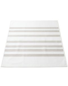 Birch Bluff Rectangular Outdoor Rug - White (synthetic illustration; no displayed measurements)