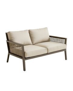Keating 81 '' Wide Outdoor Patio Sofa With Cushions (synthetic illustration; no displayed measurements)