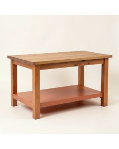 Bay Crest Empty Workshop Workbench - Terracotta (synthetic illustration; no displayed measurements)