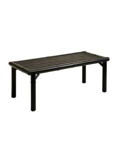 Pine Branch Indoor Bench - Black (synthetic illustration; no displayed measurements)
