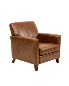 32 '' Wide Cowhide Armchair