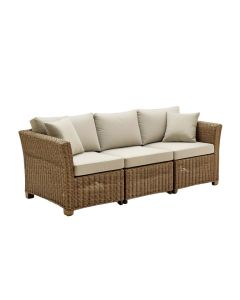 Melanson Patio 5 Piece Rattan Sofa Seating Group With Cushions