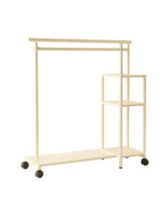 Glen Bend Empty Garment Rack - Cream (synthetic illustration; no displayed measurements)