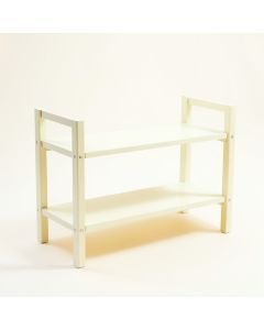 Ash Branch Empty Countertop Canister Rack - Ivory (synthetic illustration; no displayed measurements)