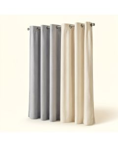 Schwerin Geometric Sheer Grommet Curtain Panels (synthetic illustration; no displayed measurements)