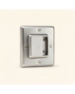 Square 5-Gang Toggle Light Switch Wall Plate (synthetic illustration; no displayed measurements)