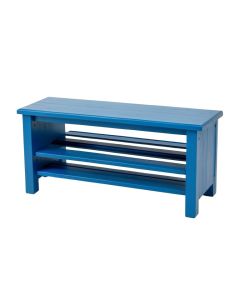 Maple Canyon Shoe Storage Bench - Blue (synthetic illustration; no displayed measurements)