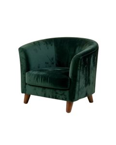 Boyster 24 '' Wide Velvet Armchair (synthetic illustration; no displayed measurements)