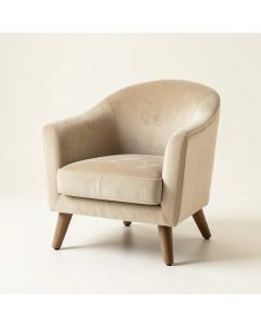 Sage Canyon Upholstered Armchair - Beige (synthetic illustration; no displayed measurements)