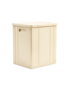 Wren Crossing Closed Outdoor Storage Box - Ivory (synthetic illustration; no displayed measurements)