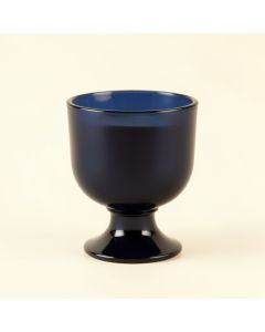 Ridge Branch Empty Candle Holder - Navy (synthetic illustration; no displayed measurements)