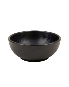 Fern Bend Dining Bowl - Black (synthetic illustration; no displayed measurements)