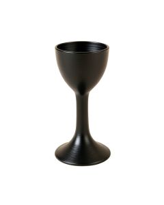 Fern Canyon Empty Candle Holder - Black