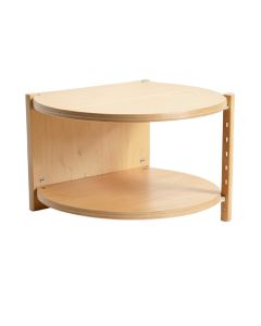 Aitkin Industrial Hanging Circular Wall Shelf