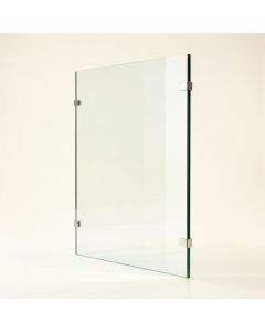 41 '' X 78 '' Frameless Fixed Glass Panel (synthetic illustration; no displayed measurements)