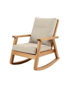Gerling Outdoor Rocking Chair With Cushions (synthetic illustration; no displayed measurements)