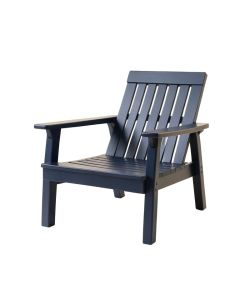 Bay Bend Outdoor Lounge Chair - Navy (synthetic illustration; no displayed measurements)
