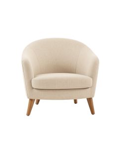 Harbor Branch Upholstered Armchair - Beige (synthetic illustration; no displayed measurements)