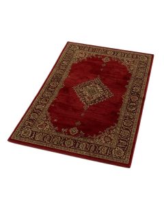 Power Loom Red/Brown Rug