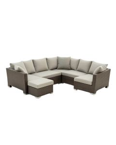 Ecker 8 Piece Sofa Seating Group With Cushions