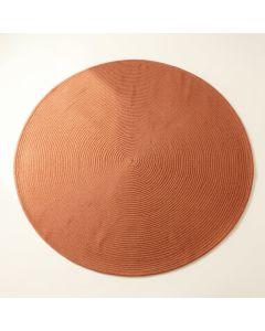 Fern Brook Round Area Rug - Terracotta (synthetic illustration; no displayed measurements)