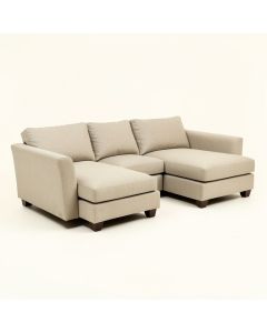 Chevelle 96 '' Wide Linen Left Hand Facing Sofa & Chaise (synthetic illustration; no displayed measurements)